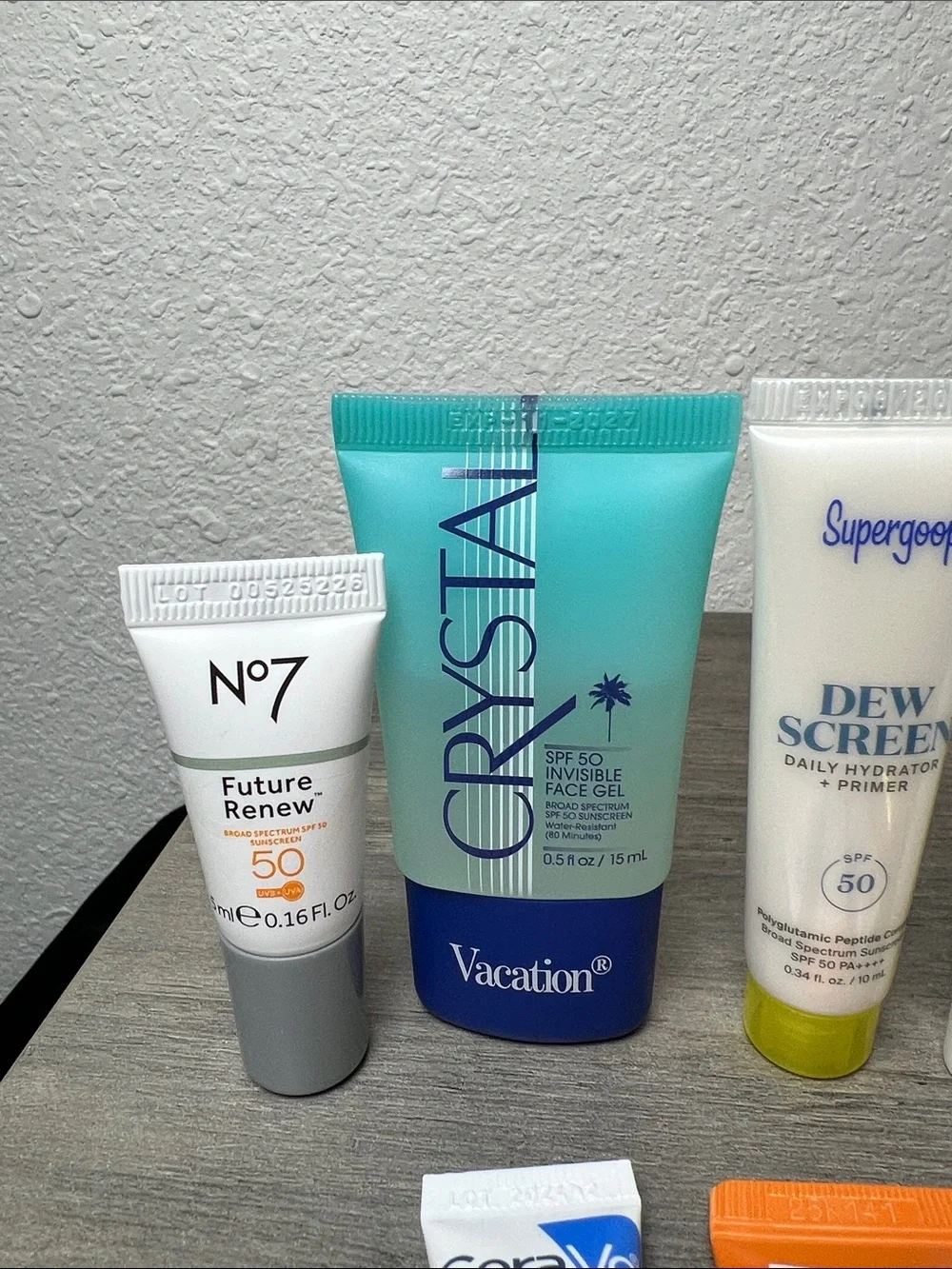 11 Sunscreen Minis CeraVe, Vacation, La Roche Posay, Kopari, Peter Thomas Roth
